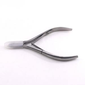 Wholesale Stainless Steel Toe Sharp Nail Nippers Nails Scissors French Silver Personalized Custom Logo Cuticle Nail Clipper - Product Image 5