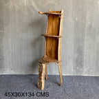 Traditional WOODEN BOOKSHELF Vintage Bookshelf handcrafted elegance living room Mix & Match Decor - MOQ 1 Container Only - Product Image 3