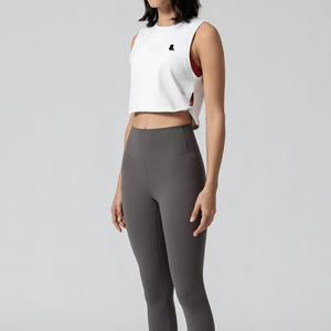 Débardeur de sport pour femme, coupe ajustée, dos nageur, respirant, vêtements de fitness décontractés - Product Image 4