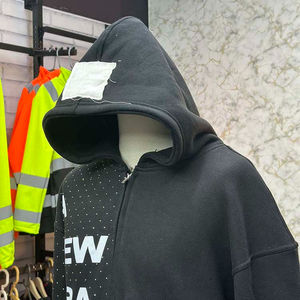 Sweat à capuche zippé avec logo personnalisé le plus demandé Puff Printed fabriqué en usine prix bon marché sweats à capuche pour hommes vente à chaud - Product Image 6