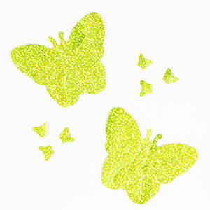 Sequin รูปร่างพิเศษสองด้านหลุมโฮโลแกรมสี - Product Image 1