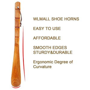 Shoehorn 70 with <b>Stand</b>, Long Handle, Wooden Shoehorn, 27.5 Inch, Made in Japan, Shoehorn, Khaki Color,Oak Wood - Product Image 6