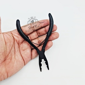 คีมต่อผมสแตนเลสสีดำ เครื่องมือปิดลูกปัดอเนกประสงค์ อุปกรณ์เสริมสำหรับต่อผมเชิงพาณิชย์ - Product Image 4