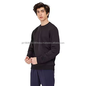 Wholesale Custom 380gsm Crew Neck Boxy Pullover Sweatshirt Top Trendy Full Sleeve with Embroidered Logo - Product Image 5