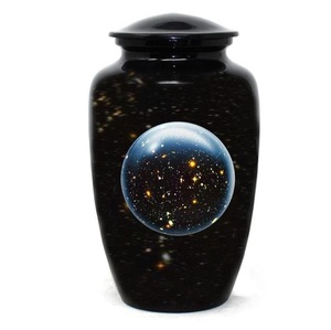 Urna Funeraria de Metal para Adultos, Diseño Madre e Hijo, Urna para Cenizas Humanas con Tema de Frutas, Obra de Arte Conmemorativa Escénica, Urna Hecha de Aluminio - Product Image 2