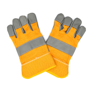 ถุงมืออุตสาหกรรมสำหรับงานเชื่อมเชื่อมเชื่อมหนังวัวป้องกันการตัดแยกชิ้นส่วน - Product Image 3