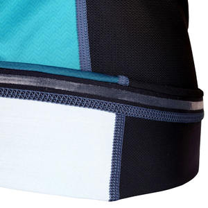 Rash Vest Respirant Anti-UV Sun Guard Nylon Spandex Beach O-Neck Shirt pour la natation et le surf - Product Image 3