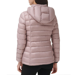 Veste d'hiver pour femmes Puffy Bubble Hoodie Fermeture à glissière Imperméable Respirant Coton Rempli Extérieur - Product Image 3
