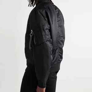 แจ็กเก็ตบอมเบอร์สำหรับผู้ชายแจ็กเก็ตออกแบบโลโก้ของคุณเอง - Product Image 3