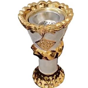 Brûleur d'encens en laiton pour la décoration intérieure et le porte-encens de parfum de maison haute sur demande dernière arrivée brûleur d'encens plaqué or - Product Image 6