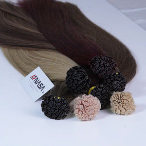 Flat Tip hair extension high quality 100% Vietnamese hair 55cm Double Drawn fast shipping <b>piano</b> color - Product Image 1