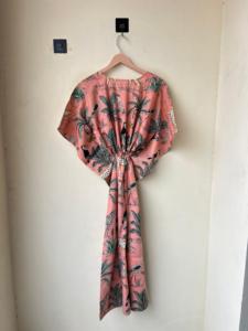 ชุดเดรสคาฟตันผ้าฝ้ายลายดอกไม้สำหรับผู้หญิงชุดเดรสยาวสำหรับเป็นของขวัญชุดเดรสยาวชุดเดรสชุดเดรสชุดคลุมเดินชายหาดพิมพ์ลายโบฮีเมียนมือ - Product Image 6