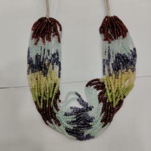 ลูกปัดพลอยทัวร์มาลีนธรรมชาติแบบ100% ลูกปัดเรียบแบบเจาะด้วยมือสำหรับทำเครื่องประดับลูกปัดทำด้วยมือทำเครื่องประดับ - Product Image 2