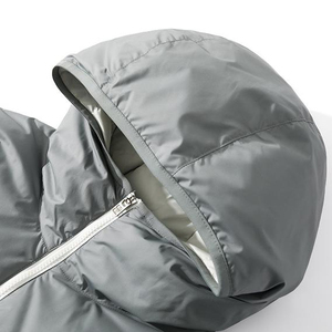 Veste en peluche pour hommes 2024 Veste à bulles pour hommes Manteau en peluche Veste en peluche à capuche légère de qualité supérieure avec fermeture éclair - Product Image 3