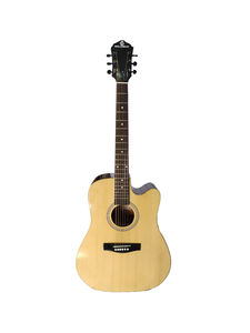 Guitarra Acústica Cutaway Solobeat A77 HK de 6 Cuerdas, Acero, Madera de Caoba, Acabado Barnizado - Product Image 3