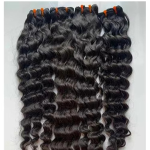 ผมแท้เวอร์จินอินเดียแบบลอนคลื่นน้ำ  แบบรีมี่  ทอสองชั้น  มีสินค้าพร้อมส่ง - Product Image 1