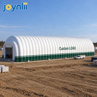 Tente de chantier gonflable pour entrepôt, directement de l'usine, pour le stockage de matériaux industriels
