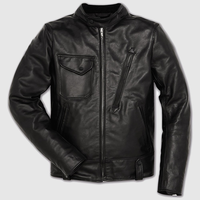 Veste en cuir et toile pour motard, marron foncé, style classique universitaire, bomber respirant, coupe-vent, anti-UV, hiver, couleur personnalisée