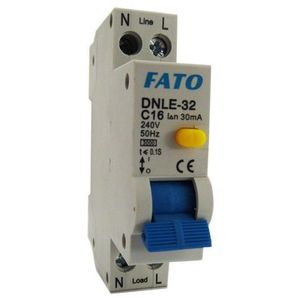 Disjoncteur différentiel FATO DNLE-32 C16 30mA 240V 50Hz pour usage domestique - Product Image 1