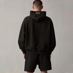 เสื้อฮู้ดขนแกะผ้าฝ้ายโพลีเอสเตอร์สำหรับผู้ชายเสื้อผ้าแนวสตรีทพิมพ์ลายพัฟโลโก้ได้ตามต้องการ - Product Image 6