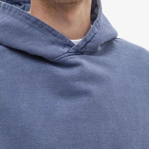 Sweat à capuche surdimensionné à épaules tombantes en éponge française poids lourd 2025 coton sans ficelle uni Vintage Wash avec logo 100% personnalisé - Product Image 2