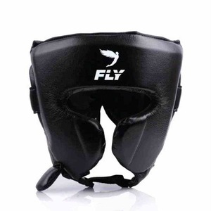 Protège-tête de boxe de qualité supérieure, couleur personnalisée, en cuir véritable avec logo, fermeture auto-agrippante et lacets, pour Muay Thai - Product Image 5