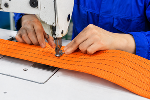Sangle de levage Provina Double Eyes en polyester 2 plis, charge de travail 10T, longueur personnalisable, prix usine, sangle souple pour l'exportation - Product Image 4