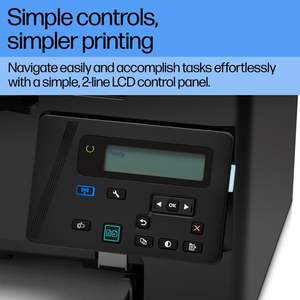 Impresora multifunción para el hogar, láser asequible LaserJet Pro M126nw, imprime, copia y escanea, impresora de fácil impresión móvil en venta - Product Image 2