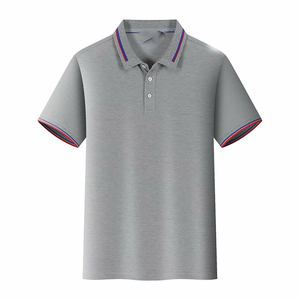 Camiseta de Algodón con Diseño de Logotipo Personalizado OEM, Ropa de Trabajo con Logotipo Bordado, Publicidad en Blanco, Cultural para Camisetas Polo - Product Image 3