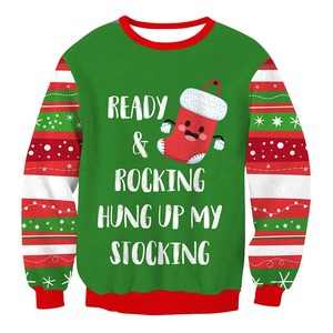 2024 New Winter Casual Christmas Clothing Fashion Christmas Tree Digital Printed Couple Hoodies for Women - Product Image 3