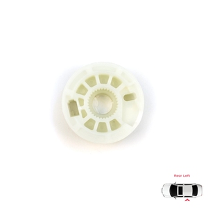 V1BWR5222 Window Regulator Repair <b>Cable</b> Roll <b>Gear</b> Reel Wheel Pulley Rear Left Door for Ceed Cee'd MK2 JD 2012-2018 5-Door 83450A - Product Image 1