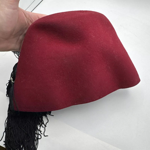 Vintage Old Masonic Regalia Maroon Shriners Fez Hat Masons Masonic Hat - Product Image 5