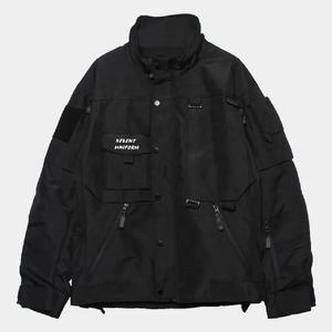 แจ็คเก็ตไซเบอร์พังก์ OEM ปี 2026 สีดำ เสื้อแจ็คเก็ตเทคแวร์แบบมีกระเป๋าหลายช่อง เสื้อแจ็คเก็ตกันน้ำสำหรับกิจกรรมกลางแจ้ง/เสื้อผ้าไซเบอร์เทคแวร์ - Product Image 5