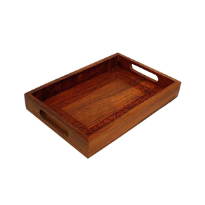 Bandeja de madera para hoteles, bandeja de diseño a la moda y a la moda para restaurantes - Product Image 1