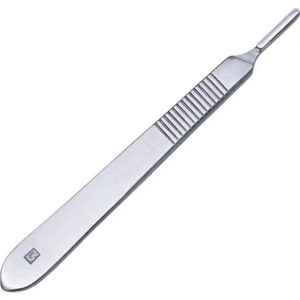 <b>Scalpel</b> <b>Knife</b> Handle Flat Handle 13.5cm Quality Surgical Instruments Manufactured From Surgical Grade - Product Image 4