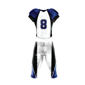 Uniformes de Fútbol Americano de Talla Grande de Alta Calidad, Personalizados con Impresión por Sublimación, Manga Corta, Protección Solar UPF 50+, Secado Rápido y Transpirables - Product Image 1