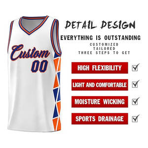 Ensembles d'uniformes de basket-ball personnalisés de haute qualité pour hommes respirants antibactériens à séchage rapide grande taille imprimés par sublimation pour adultes - Product Image 4