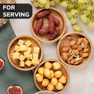 จานรองแก้วไม้ธรรมชาติจากไม้อะคาเซียและไม้มะม่วงขายดีที่สุดสำหรับส่งออกของตกแต่งโต๊ะและเครื่องดื่มร้อน - Product Image 5