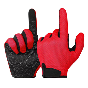 Gants de vélo entièrement professionnels en cuir PU imperméable, rembourrage en gel pour les doigts entiers, écologiques pour VTT, vélo de route, temps froid - Product Image 6
