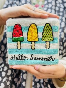 Monedero personalizado con bordado de cuentas con diseño de bola de discoteca multicolor hecho a mano con estilo único Premium último aspecto para niña - Product Image 5