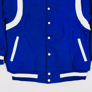 Veste bomber bleue HULKGRIP SPORTS pour homme, design classique haut de gamme, style athlétique intemporel, imperméable, coupe-vent, réversible - Product Image 5