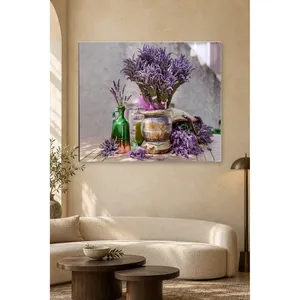 Bouquet de lavande Fida dans un pot, impression sur toile Still Life - Product Image 4