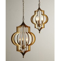 Lustre suspendu en métal de plafond conçu sur mesure à forte demande Lustre personnalisé unique pour la vente à l'exportation au prix de gros