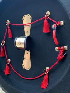 Escudo vikingo de acero al carbono medieval personalizable de la mejor calidad, juego de batalla, mango de cuero para Cosplay, OEM de 15x15 pulgadas - Product Image 2