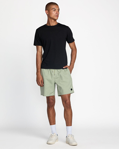 Pantalones Cortos Bermuda de Algodón Oxford para Hombre, Color Sólido, con Cierre de Cordón y Bolsillos, Estilo Casual, Cintura Media, Tejido Transpirable - Product Image 2