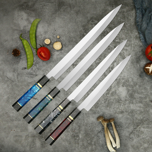 Cuchillo de chef hecho a mano Damasco profesional, venta al por mayor, cubiertos personalizados OEM ODM con hoja afilada fija para uso en la cocina - Product Image 2