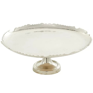 Maravilloso diseño moderno ecológico tamaño personalizado Metal pastel postre soporte más alta calidad pastelería Serverware plato - Product Image 1