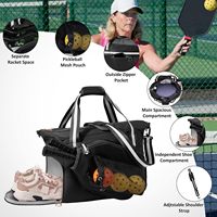 Sac de transport Pickleball avec compartiment à chaussures, capacité 30-40L, en polyester, unisexe (femmes/hommes), OEM/ODM, origine Vietnam, MOQ 2 sacs de rangement