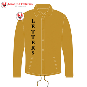 Veste en polyester pour femmes, brodée sur mesure, avec lettres grecques Alpha Phi Sorority et Fraternity, en nylon, pour entraîneurs - Product Image 6