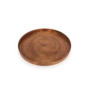 Bandeja de servicio de latón y metal de diseño premium antiguo con detalles ornamentados, forma y tamaño personalizados, use la bandeja de servicio al mejor precio - Product Image 6